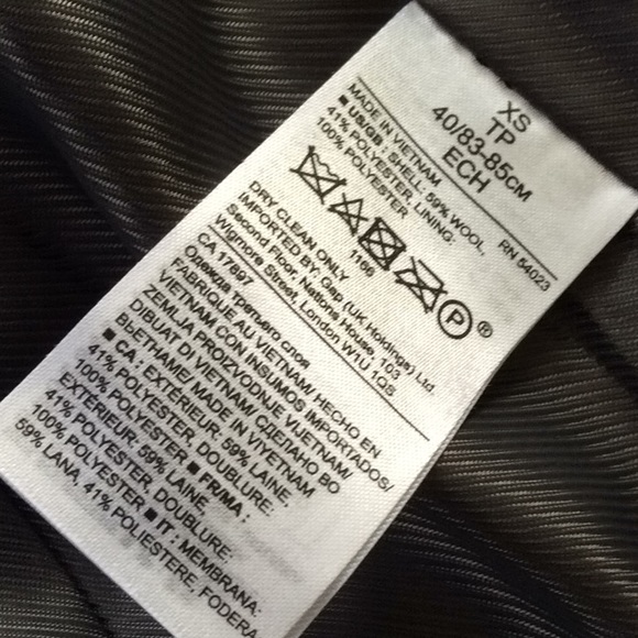 🍄HP🍄 BANANA REPUBLIC XS HERRINGBONE CAPE - Picture 5 of 8